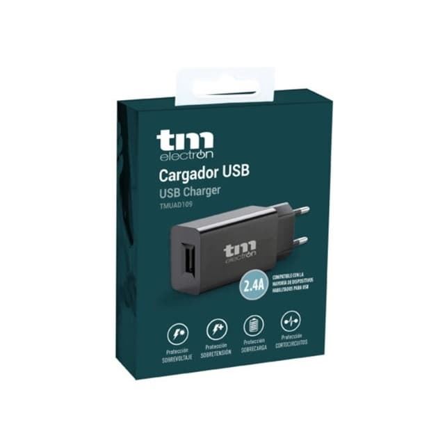 Alimentador USB 12W 5V 2,4A TM 230Vca - Imagen 2