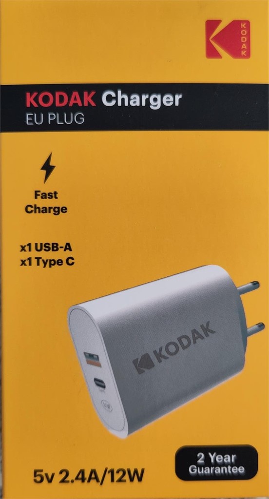 Foto 2 Alimentador USBC y USB Universal 220V de Kodak
