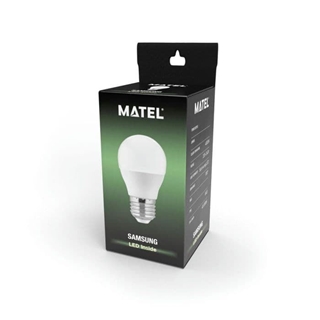 Bombilla LED MATEL esférica E27 5W - Imagen 2