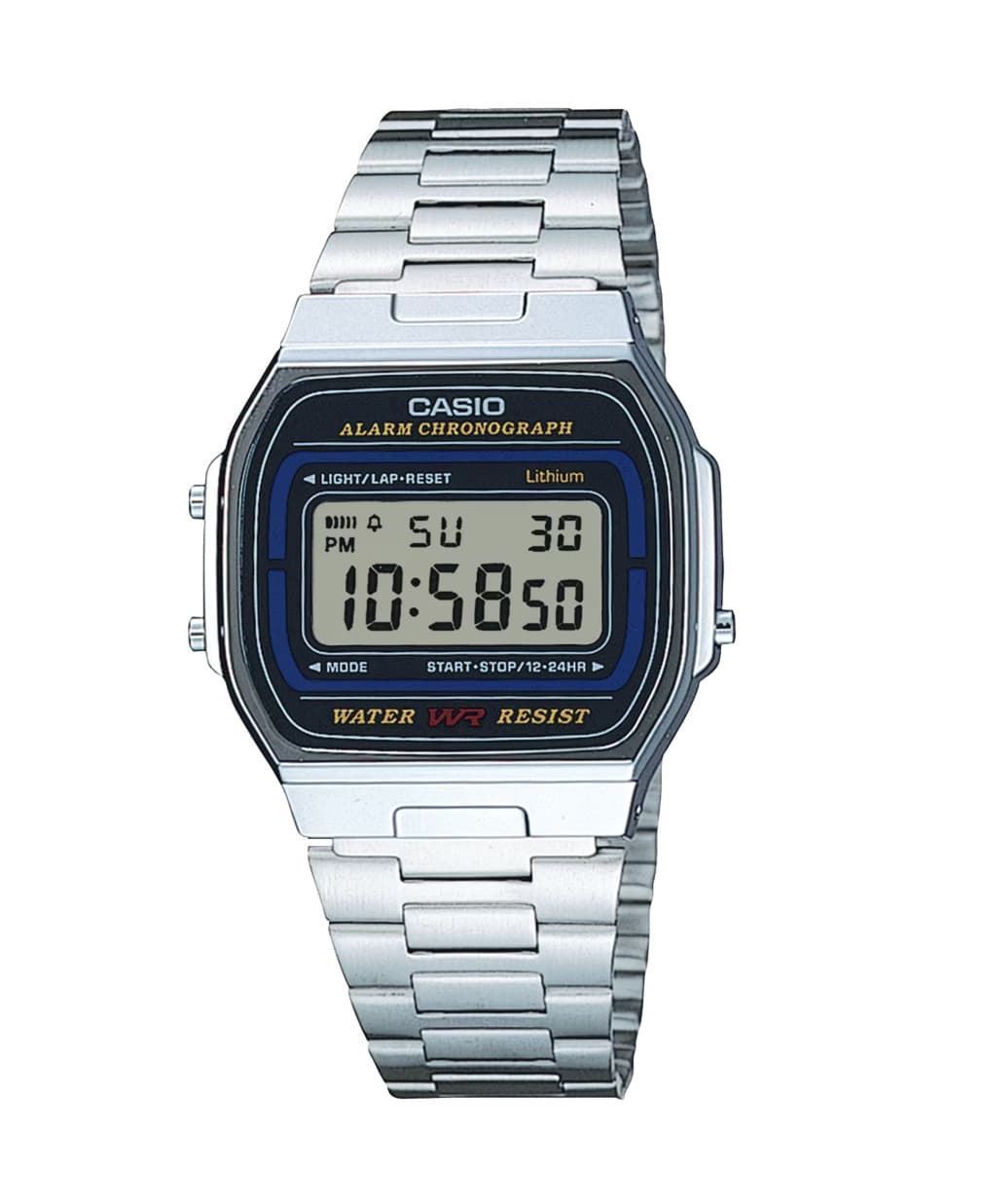 Casio Reloj Digital A164WA Vintage Pulso WR Met - Imagen 1