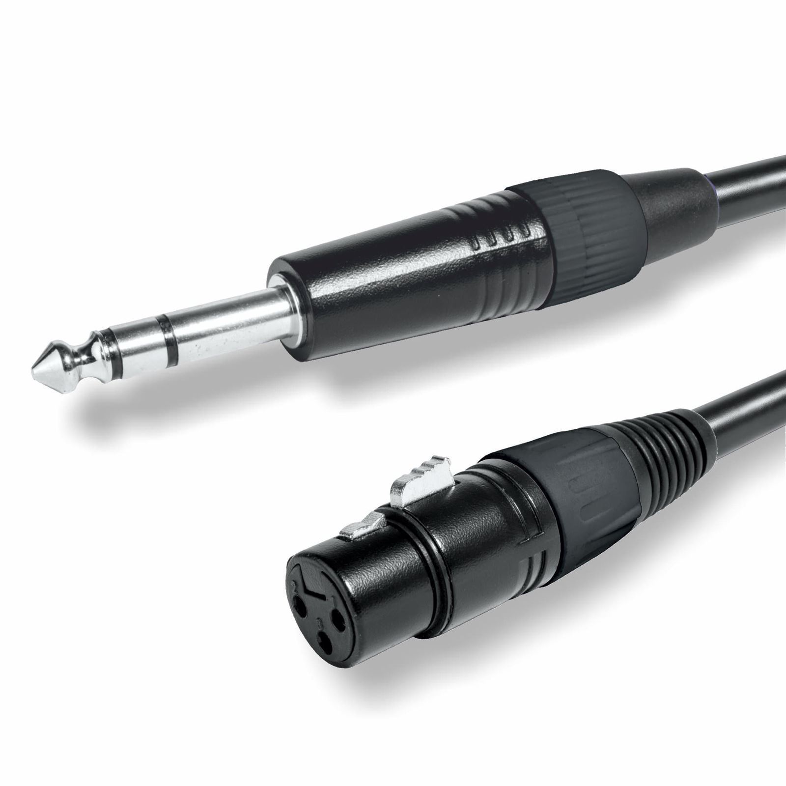 Conexión Audio XLR (H) a Jack 6,3 Estéreo 1,00m - Imagen 1