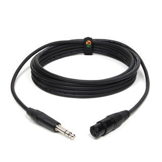 Conexión Audio XLR (H) a Jack 6,3 Estéreo 1,00m - Imagen 2