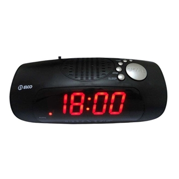 Elco Radio Reloj Despertador PD133 con toma Auricular - Imagen 1