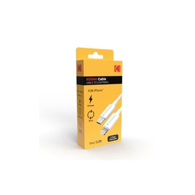 Kodak Conexión Lightning a USBC carga datos 1,00m - Imagen 1