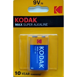 Kodak Pila Alcalina Broche 9V 6LR61/6LP3146 - Imagen 1