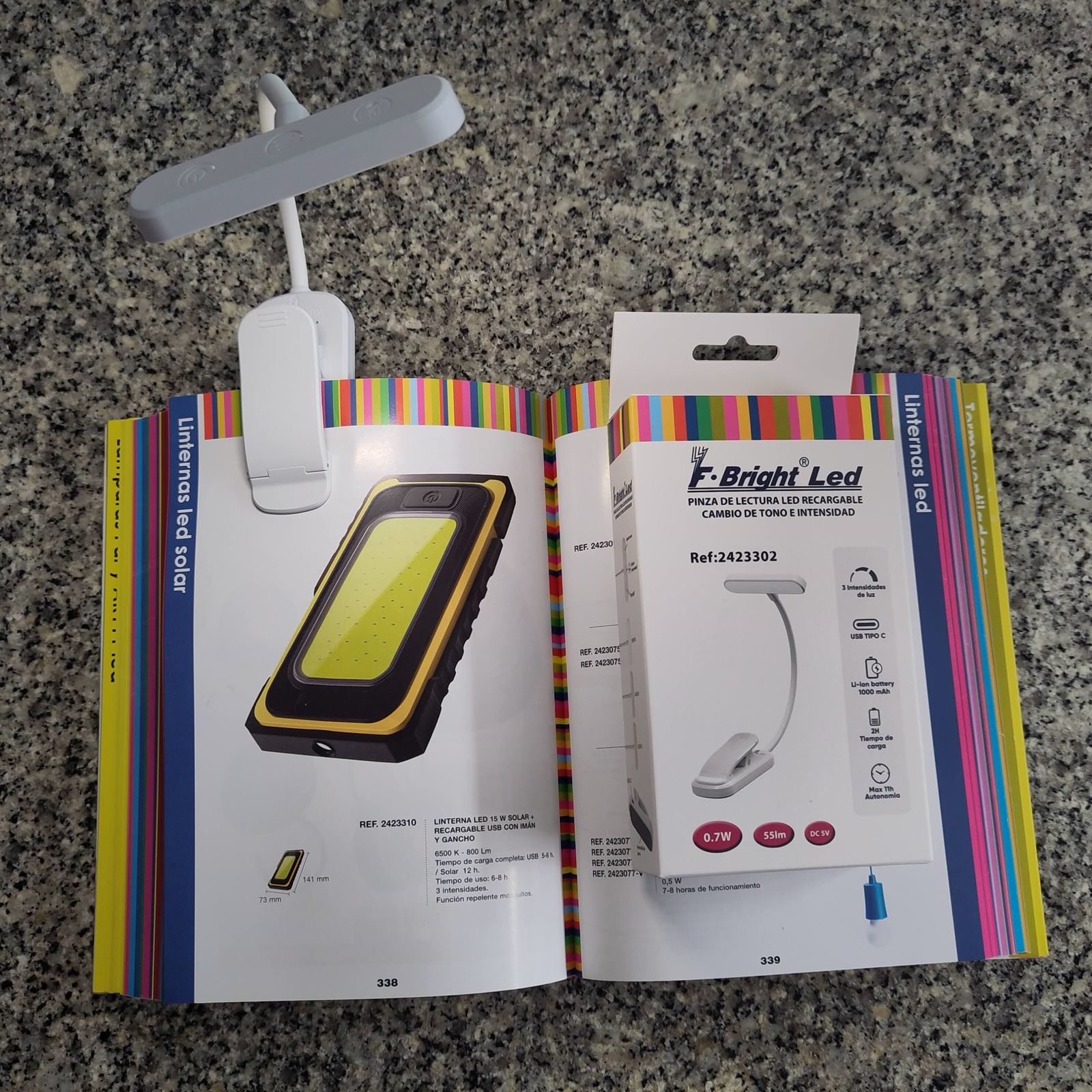 Luz Lectura Pinza 0,7W - Imagen 1