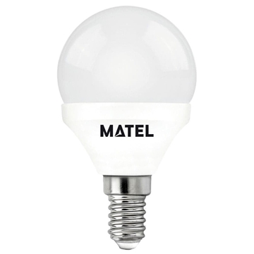 Matel Bombilla Esférica E14 3W - Imagen 1