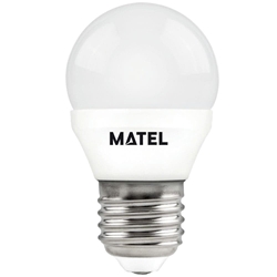 Matel Bombilla Esférica E27 3W - Imagen 1
