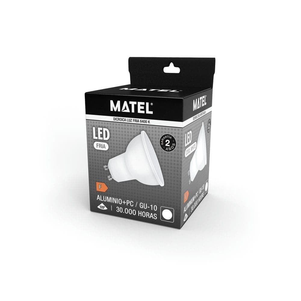 Matel Bombilla Led Dicroica GU10 3W - Imagen 5