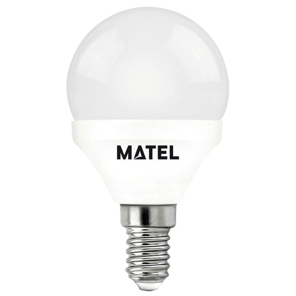 Matel Bombilla LED Esférica E14 3W - Imagen 1