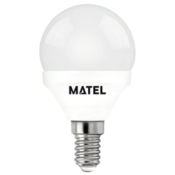 Matel Bombilla LED Esférica E14 3W - Imagen 1
