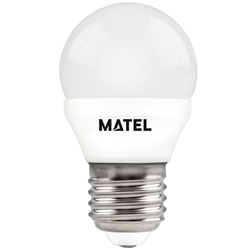 Matel Bombilla LED Esférica E27 3W - Imagen 1