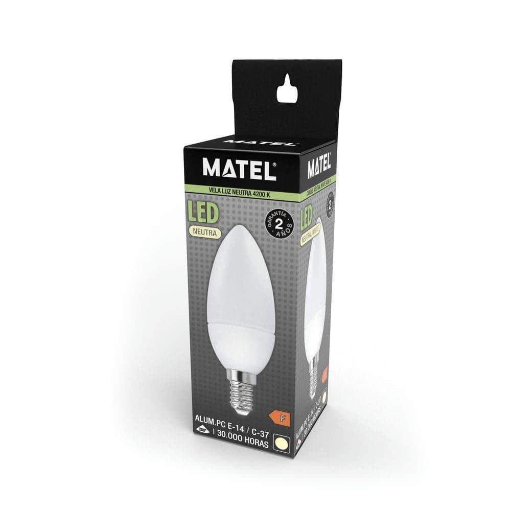 Matel Bombilla LED Vela E14 3W - Imagen 4