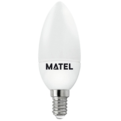 Matel Bombilla Vela E14 3W - Imagen 1