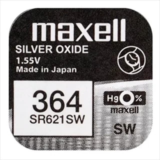 Maxell Pila Botón Oxido de Plata SR621/364 - Imagen 1