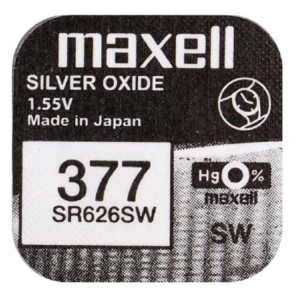 Maxell Pila Botón Oxido de Plata SR626/377 - Imagen 1