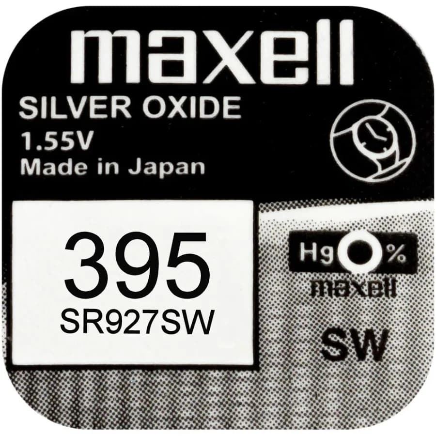 Maxell Pila Botón Oxido de Plata SR927/395 - Imagen 1