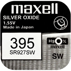 Maxell Pila Botón Oxido de Plata SR927/395 - Imagen 1