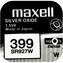 Maxell Pila Botón Oxido de Plata SR927/399 - Imagen 1