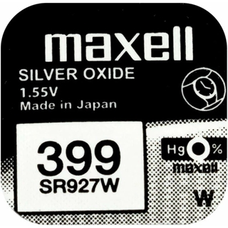 Maxell Pila Botón Oxido de Plata SR927/399 - Imagen 1