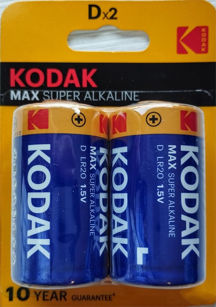 Foto 1 Paquete pilas Kodak 1,5V, LR20/D