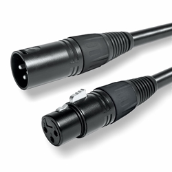 Prolongación Audio XLR(H) - XLR(M) 1,00m - Imagen 1