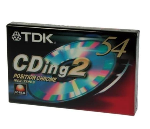 TDK Cinta Audio CD54 Chrome II - Imagen 1