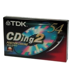 TDK Cinta Audio CD54 Chrome II - Imagen 1