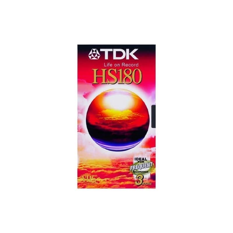 TDK Cinta VHS HS180 - Imagen 1