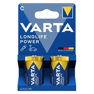 Varta Paquete 2 Pilas Alcalinas Cilíndricas 1,5V C/LR14 - Imagen 1