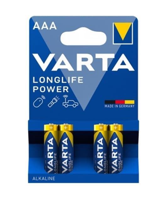 Varta Paquete 4 Pilas Alcalinas Cilíndricas 1,5V AA/LR6 - Imagen 1