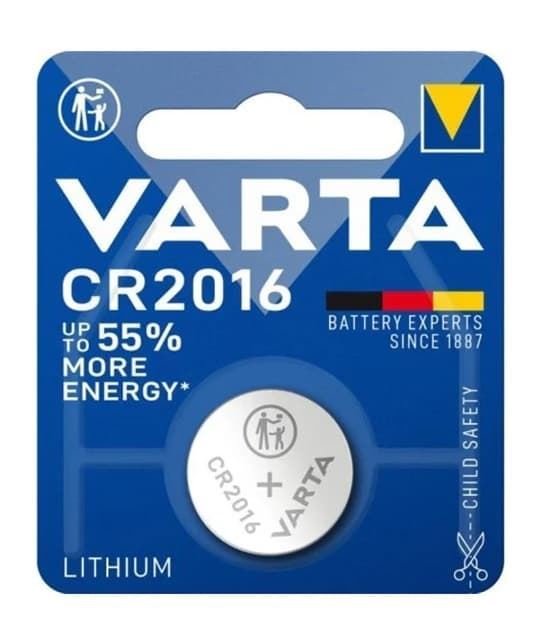 Varta Pila Botón CR2016 Litio 3V - Imagen 1