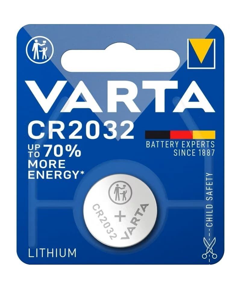 Varta Pila Botón CR2032 Litio 3V - Imagen 1
