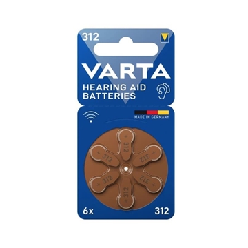 Varta Pilas Audífono Zinc ZA312 1,55V - Imagen 1